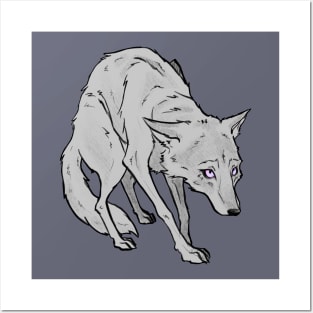 Anxious Wolf Posters and Art